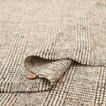 Wool Nep Glen Check Pattern Fabric - nomura tailor