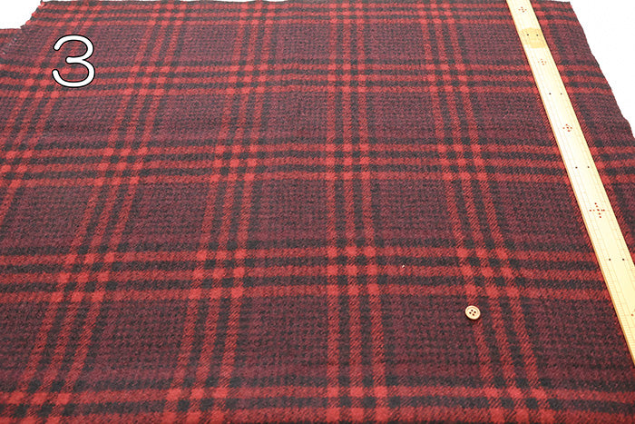 Wool Check Fabric - nomura tailor