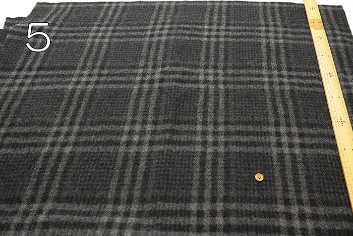 Wool Check Fabric - nomura tailor