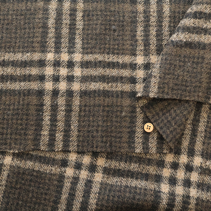 Wool Check Fabric - nomura tailor