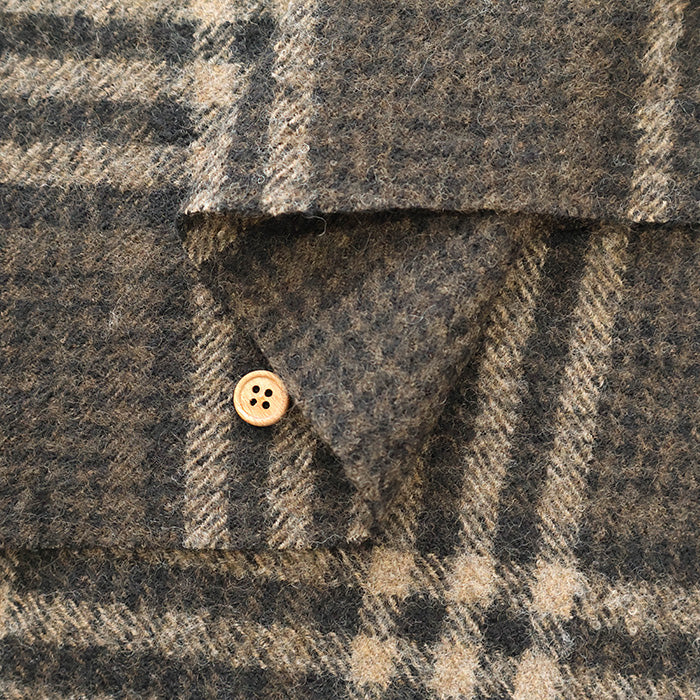 Wool Check Fabric - nomura tailor