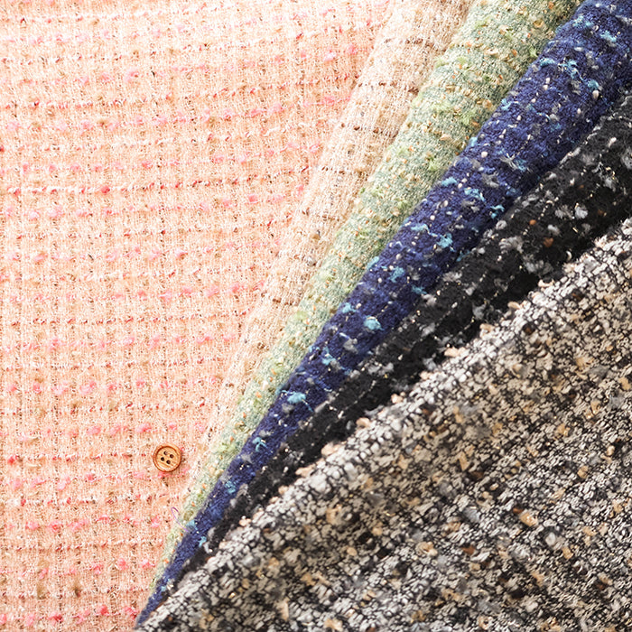 Made in China Fancy Tweed Fabric - nomura tailor