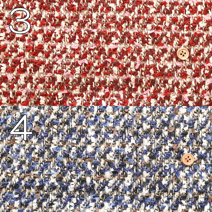 Fancy Tweed Fabric - nomura tailor