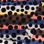 Zamora Net Fabric - Flocked Dot - nomura tailor