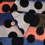 Zamora Net Fabric - Flocked Dot - nomura tailor