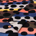 Zamora Net Fabric - Flocked Dot - nomura tailor