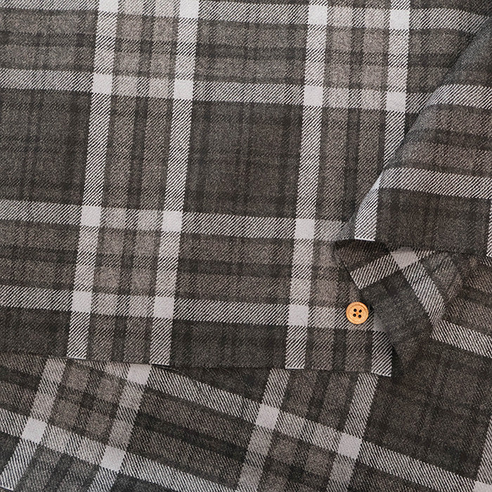 Wool Check Fabric - nomura tailor