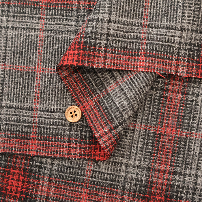 Wool Check Fabric - nomura tailor