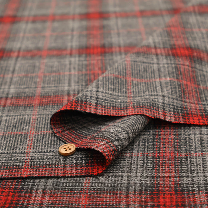 Wool Check Fabric - nomura tailor