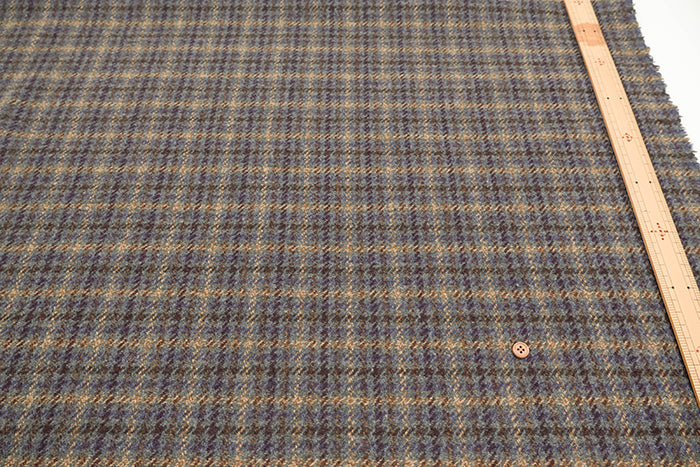 Wool Check Fabric - nomura tailor