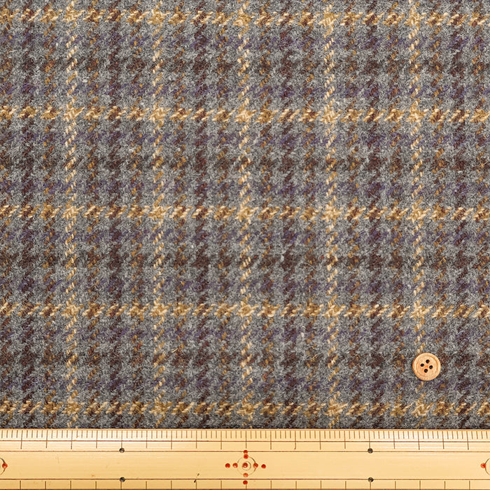 Wool Check Fabric - nomura tailor
