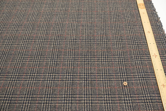 Wool Check Fabric - nomura tailor