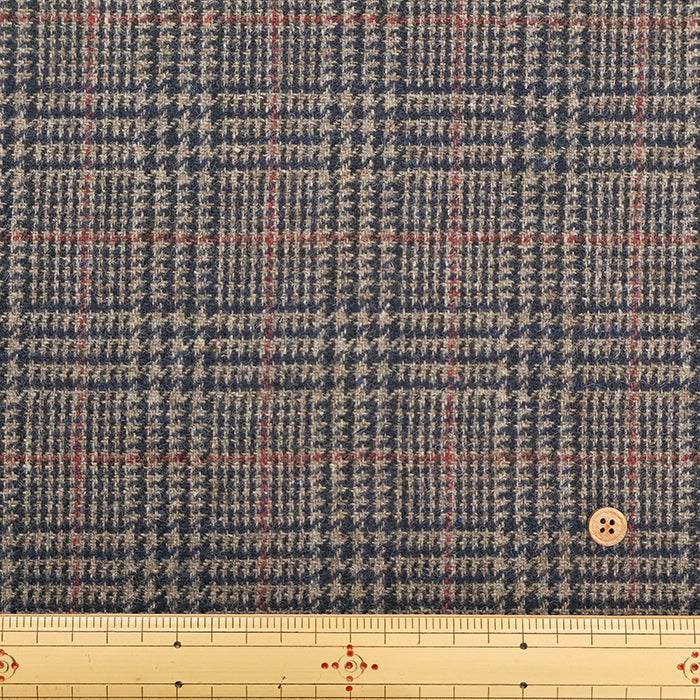Wool Check Fabric - nomura tailor