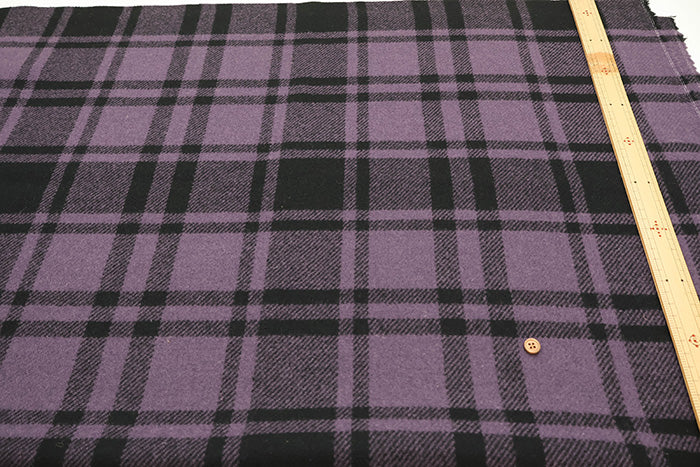 Wool Check Fabric - nomura tailor