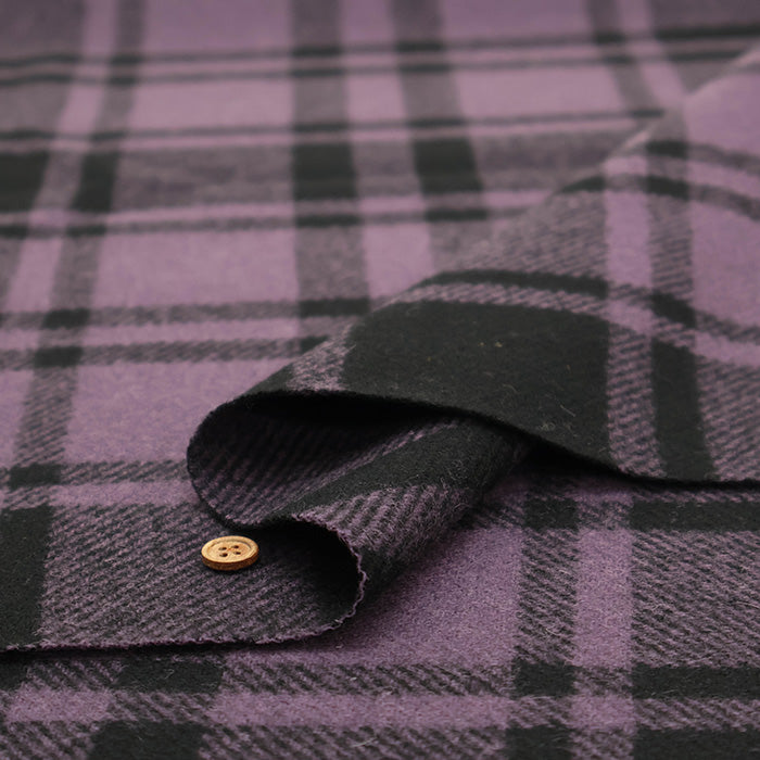 Wool Check Fabric - nomura tailor