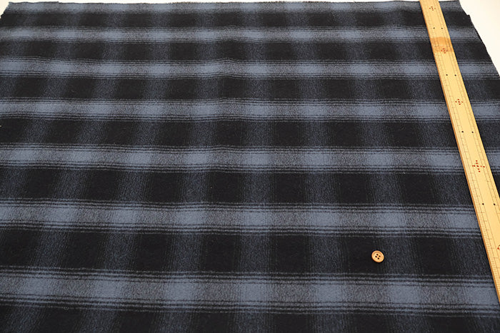Wool Check Fabric - nomura tailor