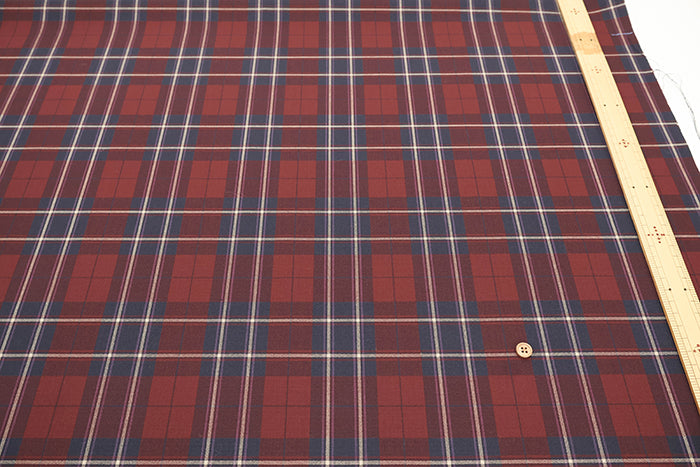 Wool Check Fabric - nomura tailor