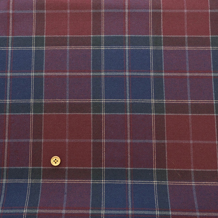 Wool Check Fabric - nomura tailor