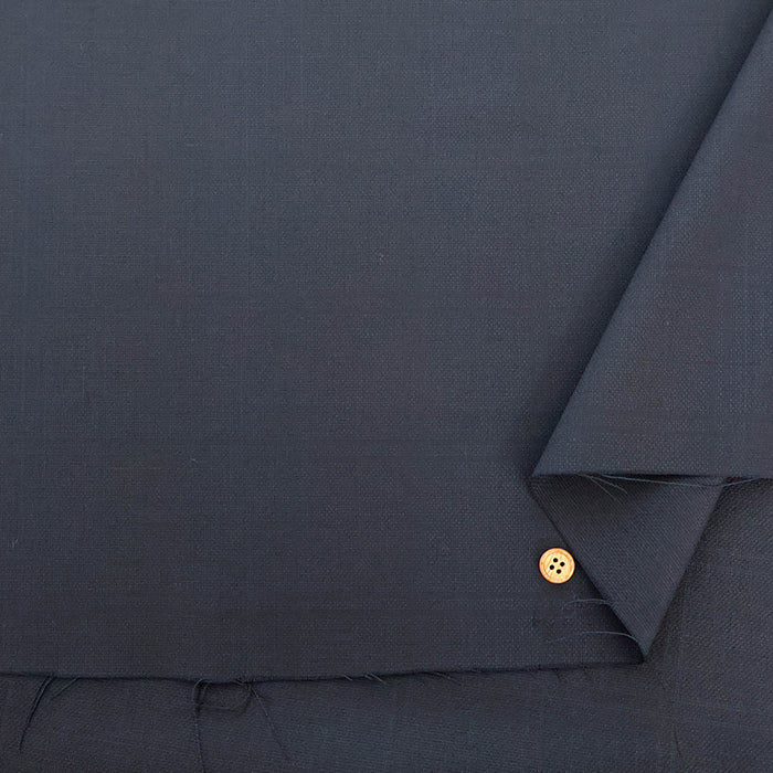 Wool Shadow Check Fabric - nomura tailor