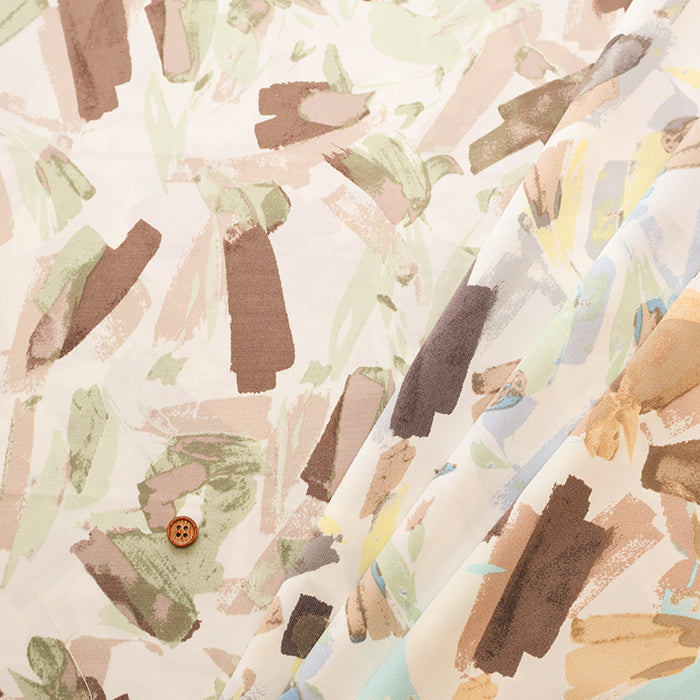 Polyester Printed Fabric - Paint Touch - nomura tailor