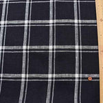 Yarn-dyed linen fabric Check - nomura tailor