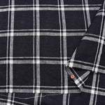 Yarn-dyed linen fabric Check - nomura tailor