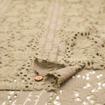 Cord Lace Fabric - Stripe Flower - nomura tailor