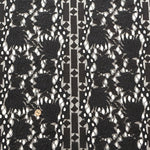 Cord Lace Fabric - Stripe Flower - nomura tailor
