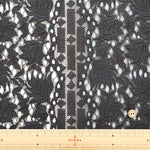 Cord Lace Fabric - Stripe Flower - nomura tailor