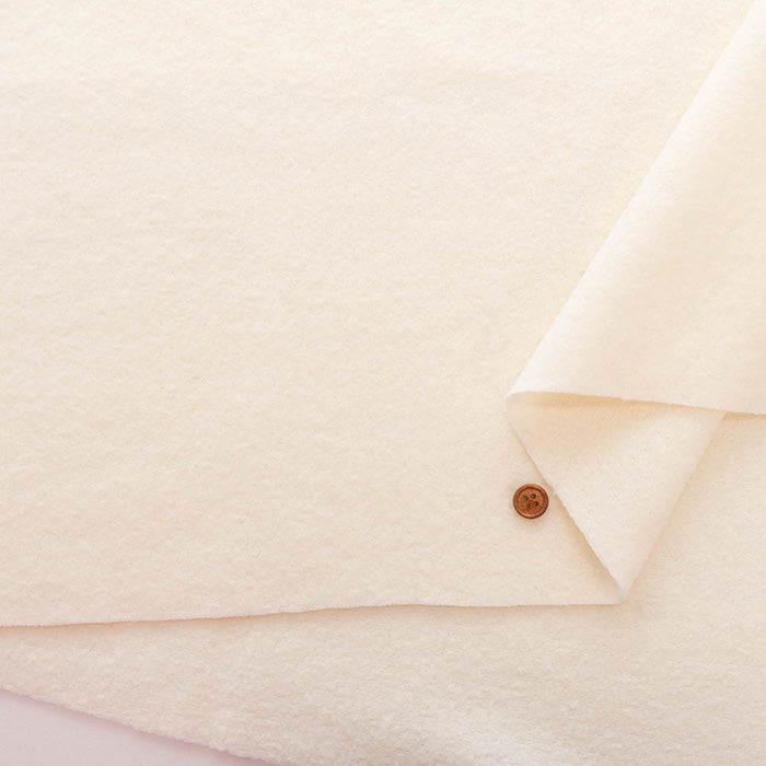 Compressed Knit Bouclé Fabric - Plain - nomura tailor