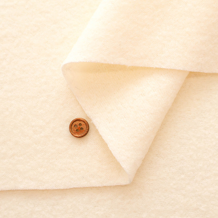 Compressed Knit Bouclé Fabric - Plain - nomura tailor
