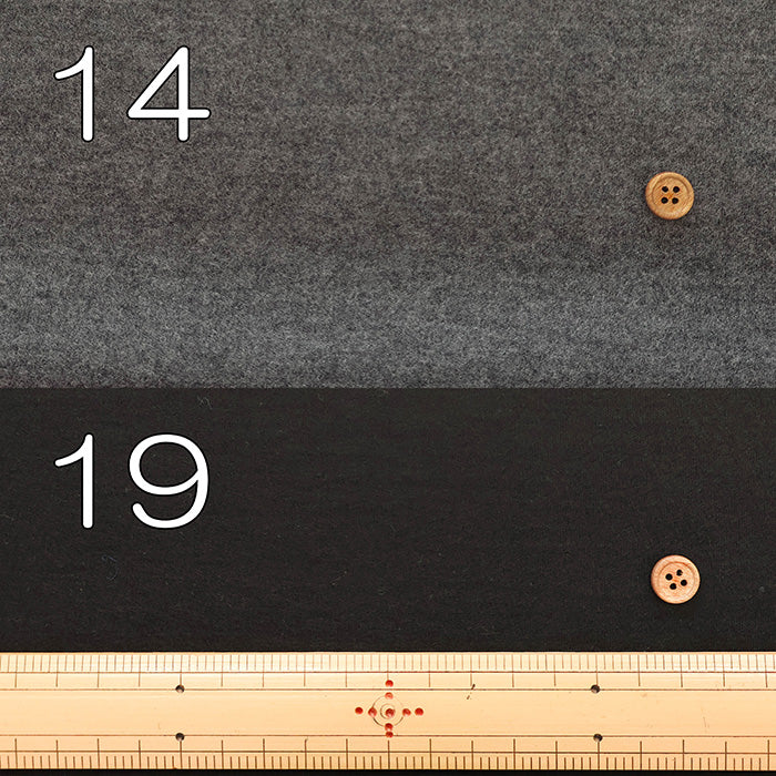 Wool Compressed Knit  Fabric - Plain - nomura tailor