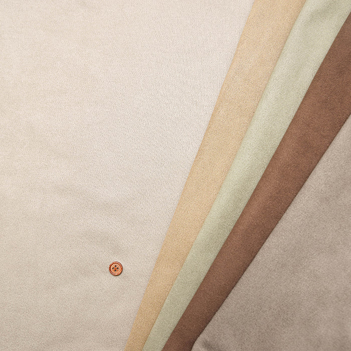 Polyester Pile Suede Reversible Fabric - Solid Color - nomura tailor