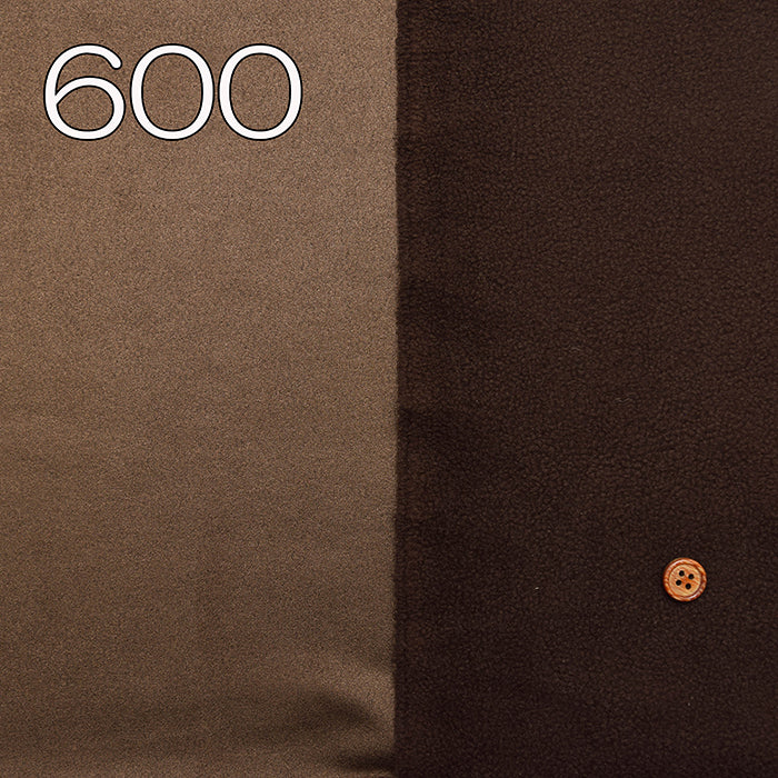 Polyester Pile Suede Reversible Fabric - Solid Color - nomura tailor