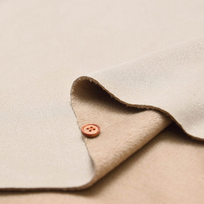 Polyester Pile Suede Reversible Fabric - Solid Color - nomura tailor