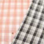 Polyester Chiffon Print Fabric - Gingham - nomura tailor