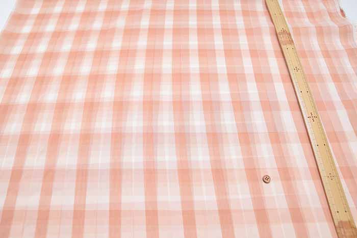 Polyester Chiffon Print Fabric - Gingham - nomura tailor