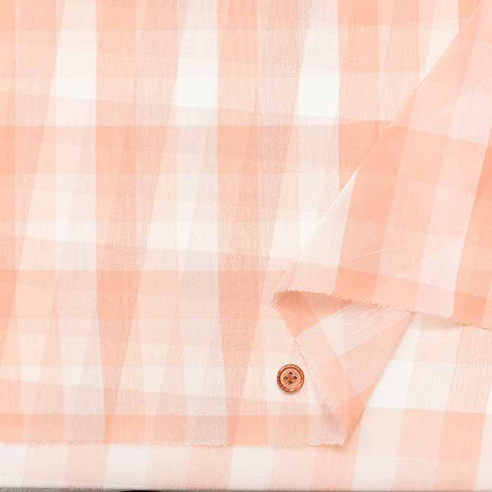 Polyester Chiffon Print Fabric - Gingham - nomura tailor