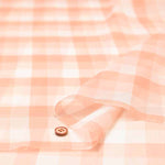 Polyester Chiffon Print Fabric - Gingham - nomura tailor