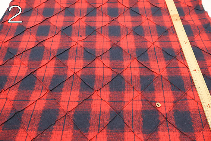Made in China Polyester Pintuck Fabric - Check - nomura tailor