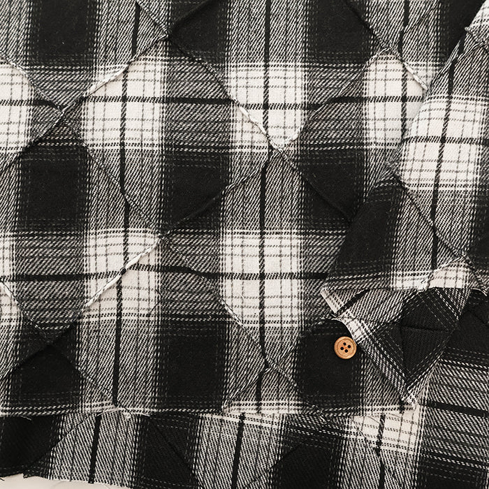 Made in China Polyester Pintuck Fabric - Check - nomura tailor