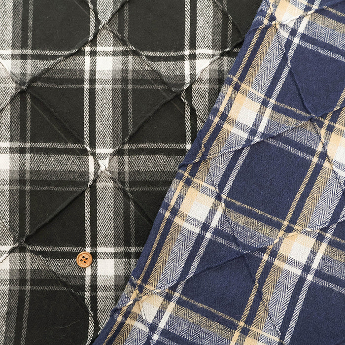 Made in China Polyester Pintuck Fabric - Check - nomura tailor