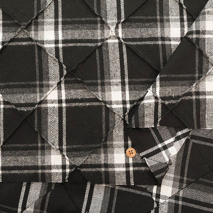 Made in China Polyester Pintuck Fabric - Check - nomura tailor