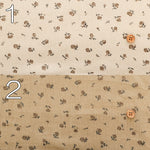 Made in China Polyester Corduroy Print Fabric - Flower - nomura tailor