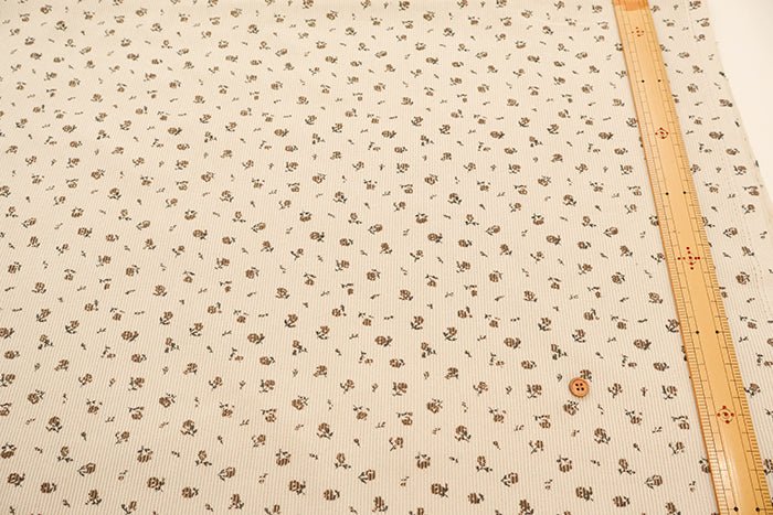 Made in China Polyester Corduroy Print Fabric - Flower - nomura tailor