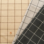 Made in China Polyester Corduroy Print Fabric - Windowpane - nomura tailor