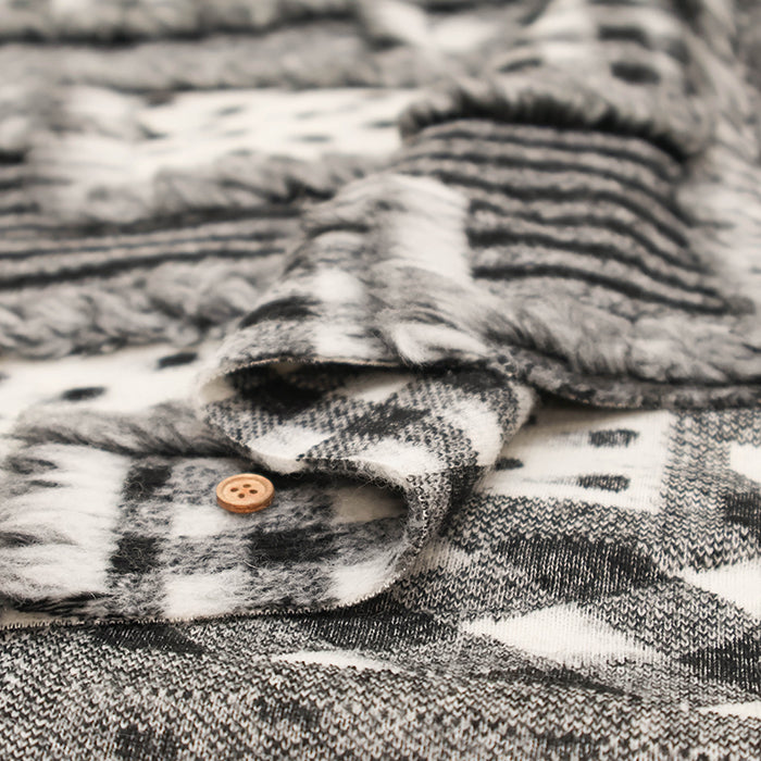 Made in China Polyester Patchwork-style Knit Fabric - nomura tailor