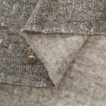 Polyester Sliver Tweed Fabric - nomura tailor