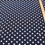 Polyester Feminine De Chine Print Fabric - Polka Dots - nomura tailor