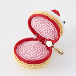 Small Pouch Crocheted with Embroidery Thread - Cake - nomura tailor